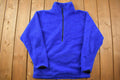 Vintage 1990s Blank Blue REI Fleece Sweater