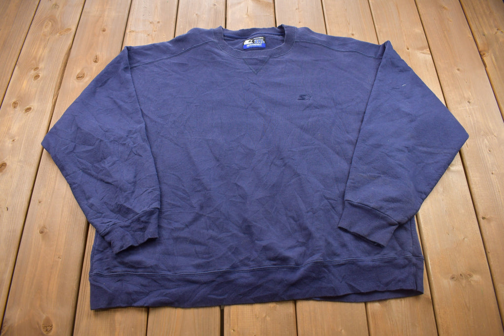 Vintage 1990s Starter Pro Blank Crewneck Sweatshirt