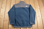 Vintage 1990s Navy Blue North Face Denali Fleece Boys Sweater