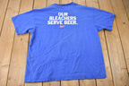 Vintage 1990s New York Mets Vs New York Yankees Nike Baseball Graphic T-Shirt Made In USA