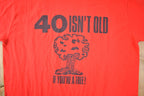 Vintage 1990s 40 Isn't Old If You're A Tree Funny Graphic T-Shirt Size XL