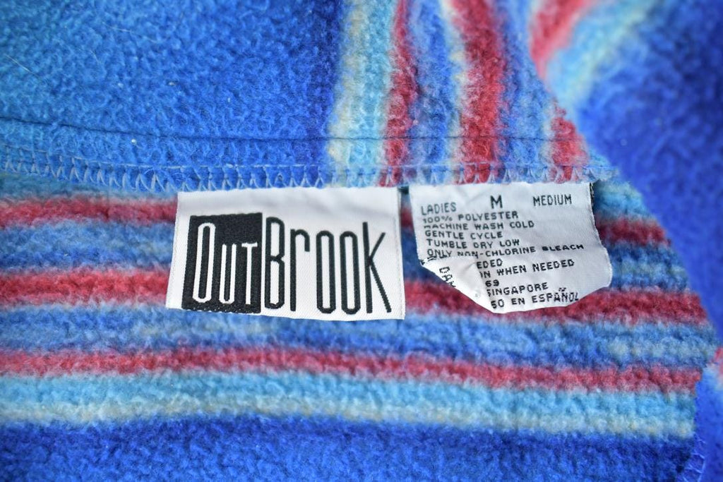 Vintage 1990s Outbrook Fleece Full Zip Sweater