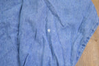 Vintage 1990s Noahs Arc Embroidered Denim Button Up Shirt