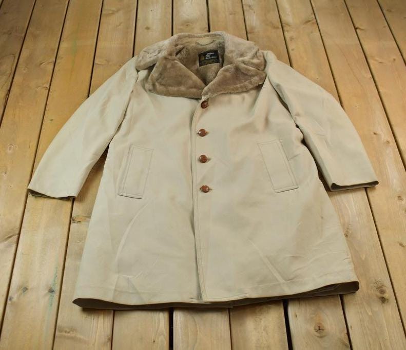 Vintage 1980s London Fog Pile Lined Jacket