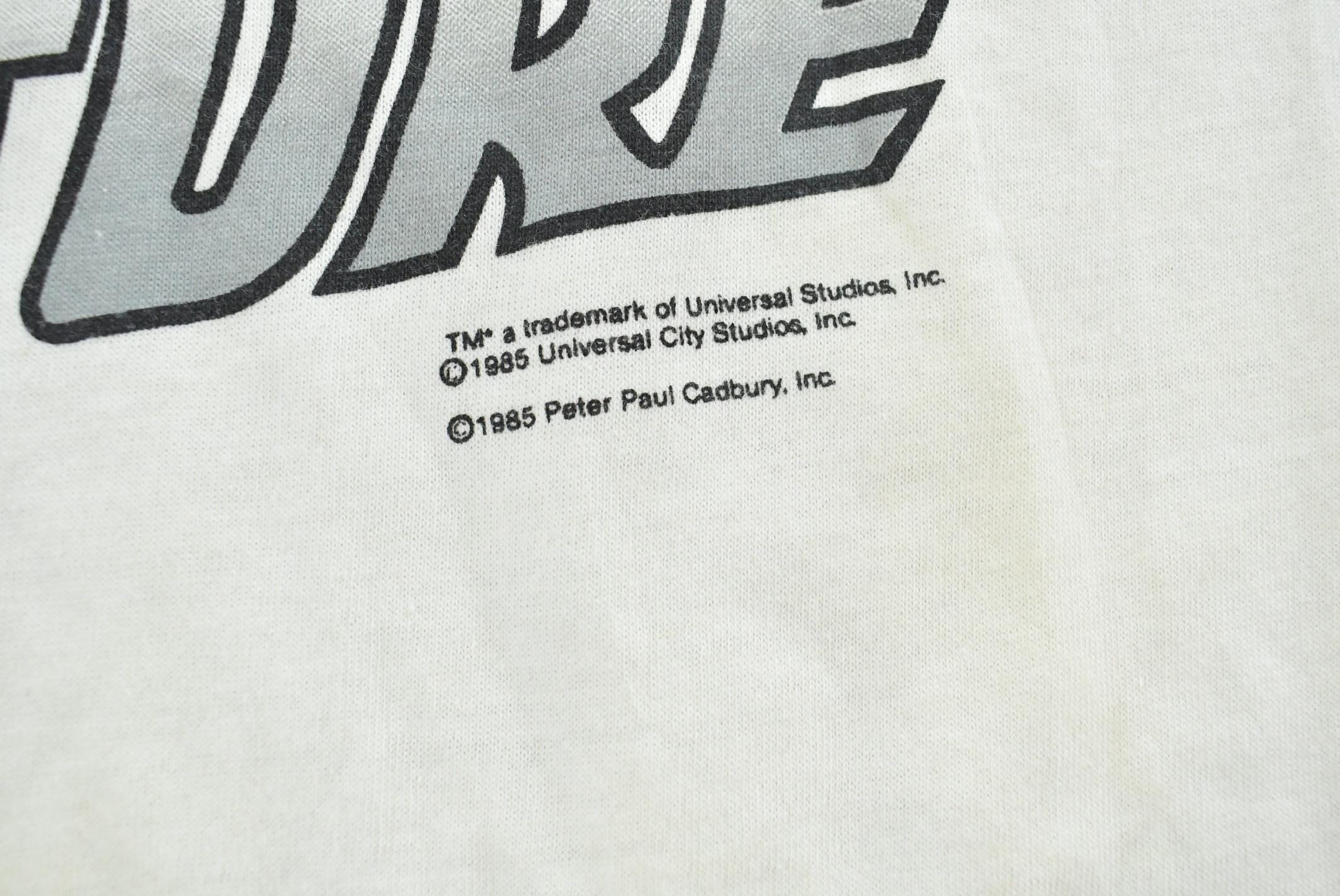 Vintage 1985 Back to the Future Movie Graphic T Shirt Mens L