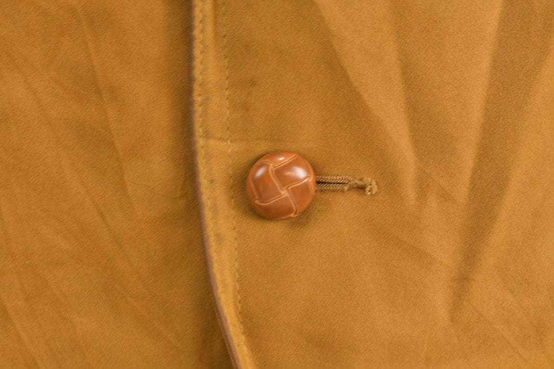 Vintage 1970s Suede Button Up Jacket