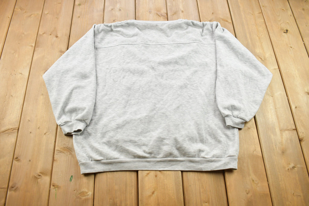 Vintage 1990s Blank Knitted Cardigan Sweater