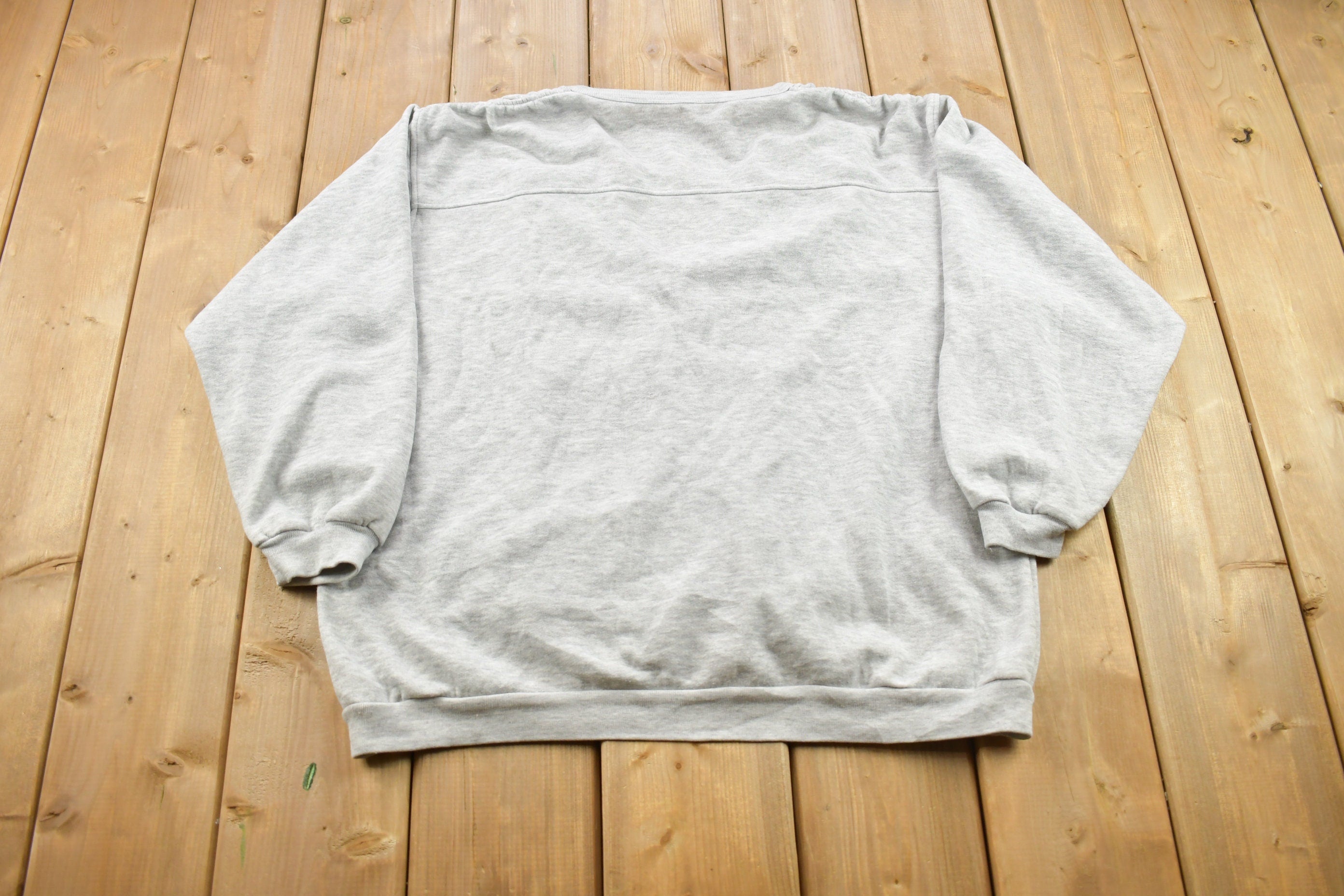 Vintage 1990s Blank Knitted Cardigan Sweater