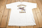 Vintage 1990s Kennedy Tennis Graphic T Shirt