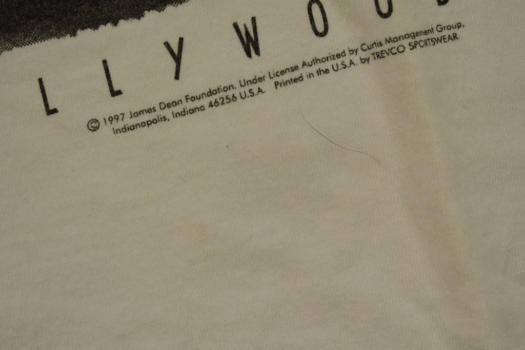 Vintage 1997 James Dean & Marilyn Monroe Legends Of Hollywood Graphic T Shirt