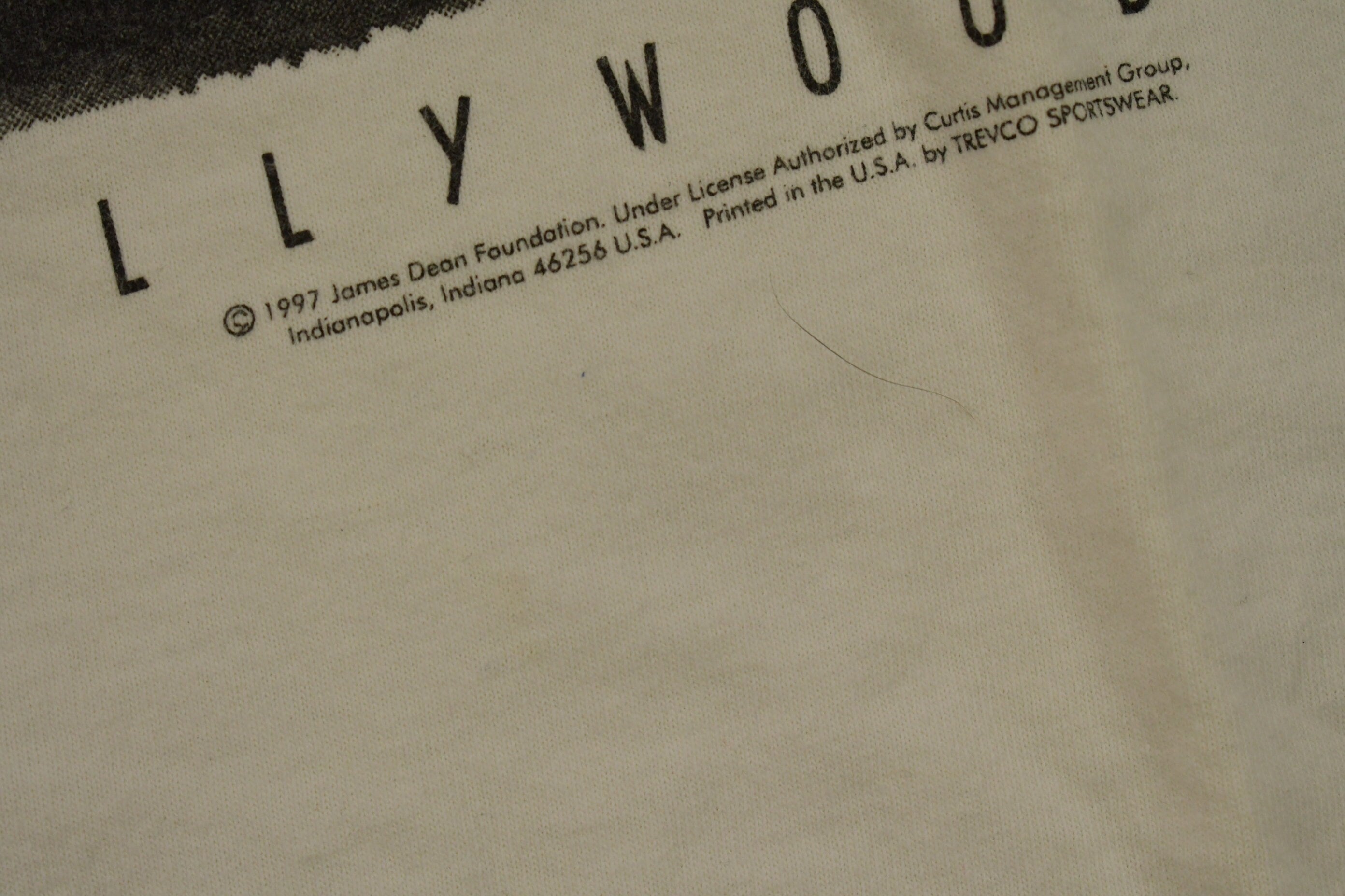 Vintage 1997 James Dean & Marilyn Monroe Legends Of Hollywood Graphic T Shirt