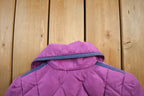 Vintage 1980s Gallery Purple Women's Puffer Jacket