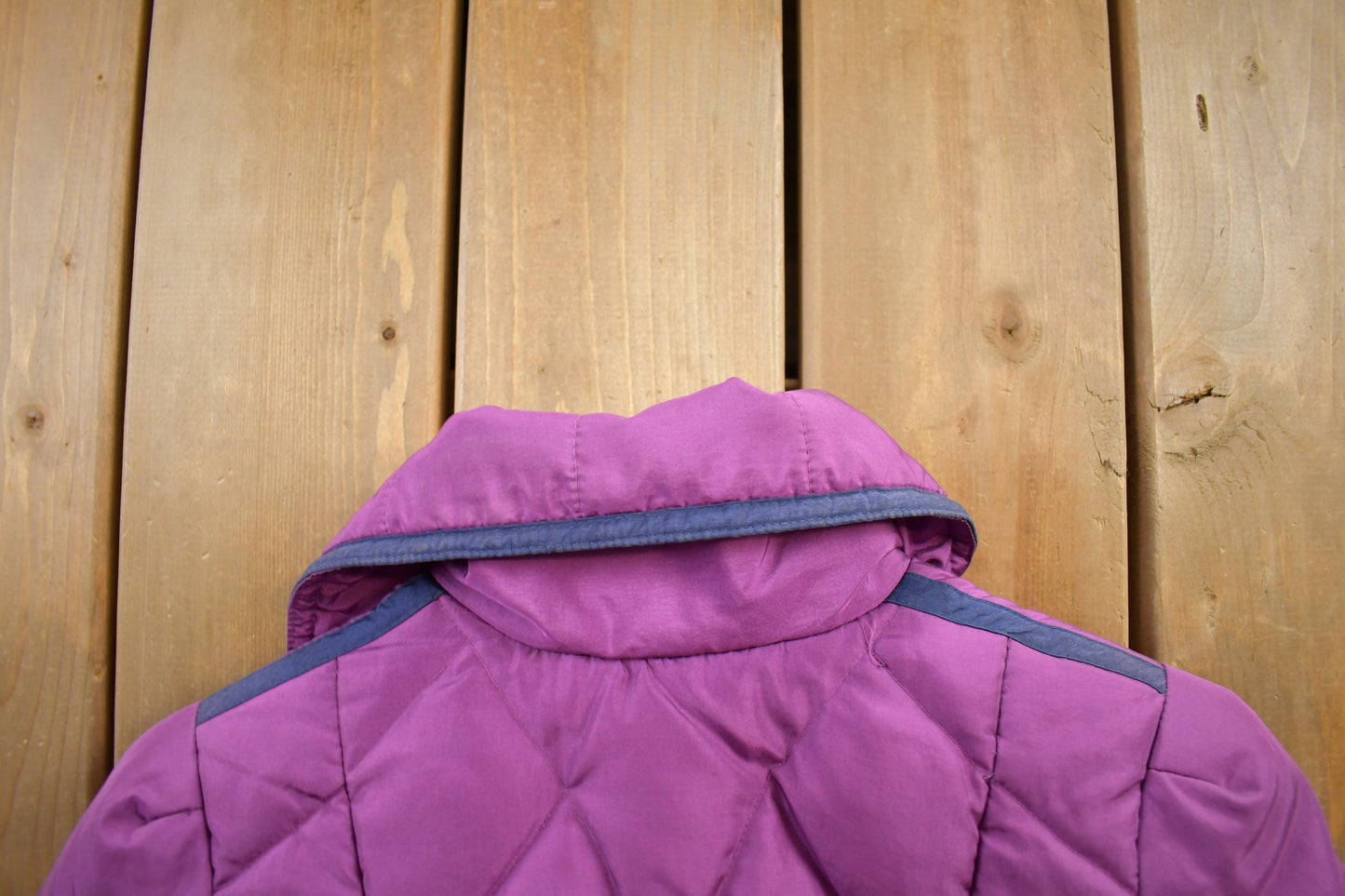 Vintage 1980s Gallery Purple Womens Puffer Jacket / Goose Down Fill / Vintage Bubble Jacket / Winter / Streetwear