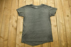 Vintage Very Faded and Thin Harley Davidson Motorcycles 3D Emblem Whiskey T-Shirt Distressed Single Stitch Made In USA