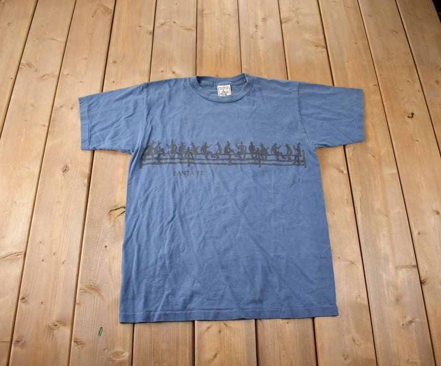 Vintage 1990s Sante Fe Souvenir Travel Single Stitch T Shirt Made In USA Size L