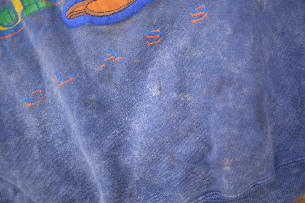 Vintage 1990s Goofy Acid Wash Graphic Disney Designs Crewneck