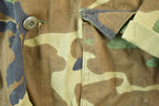 Vintage 90s Military Camo Button-Up Shirt - Mens L
