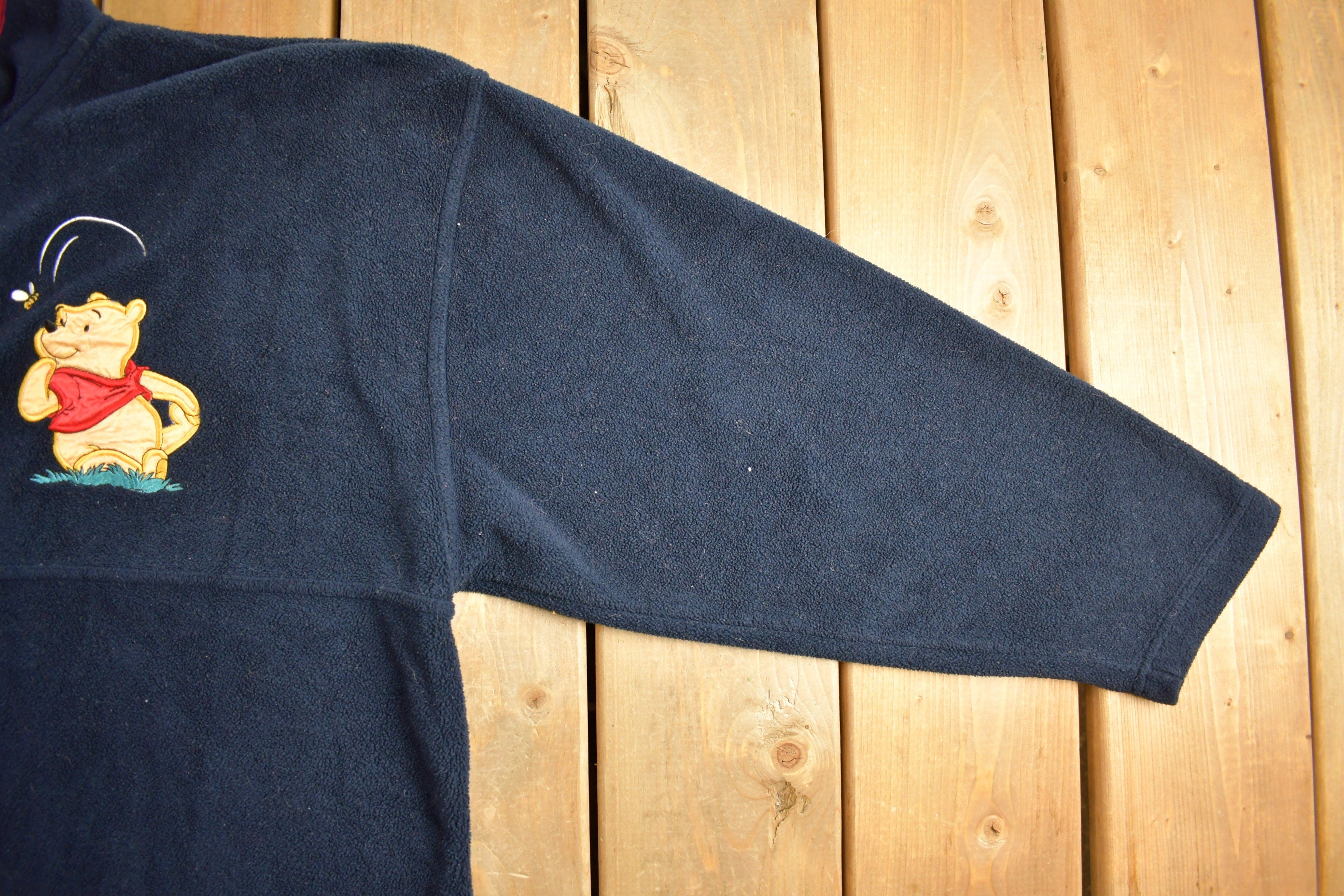 Vintage 1990s Winnie The Pooh Themed Fleece Sweater