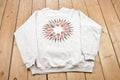 Vintage 1990s Floral Theme Crewneck Sweatshirt