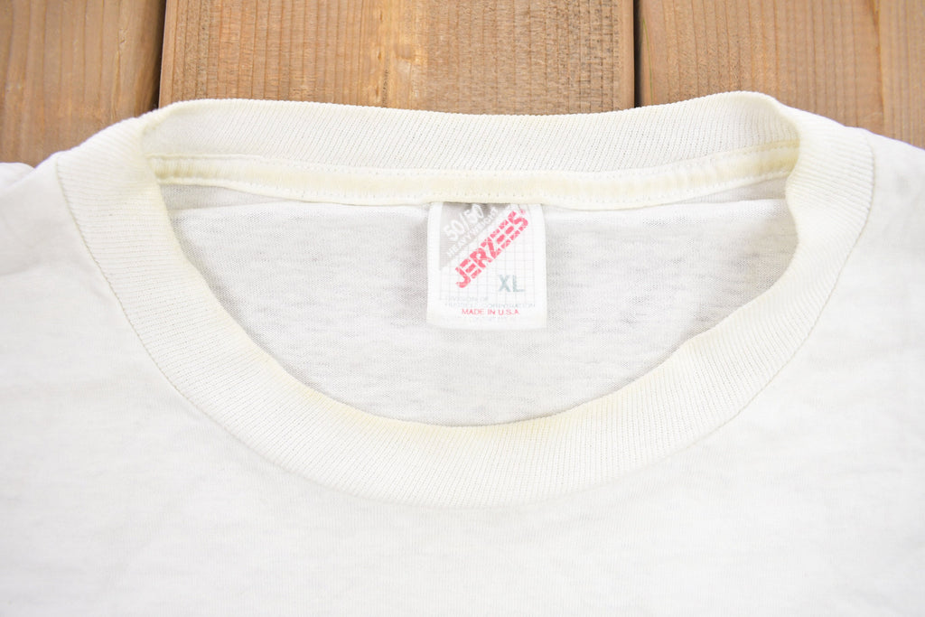 Vintage 1990s Jerzees Funny Graphic T Shirt