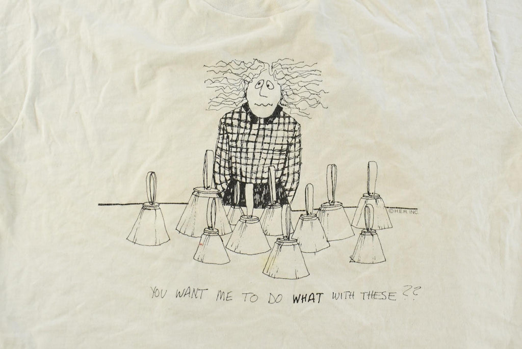 Vintage 1990s Handbells Graphic T-Shirt Men's XL