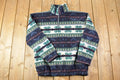 Vintage 1990s Northwoods Fleece Quarter Zip Sweater / Outdoorsman / 90s Sweater / Streetwear / Hiking / Fleece Zip up