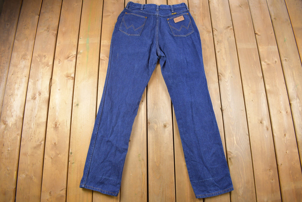 Vintage 1990's Wrangler Dark Wash Blue Jeans 30 x 33