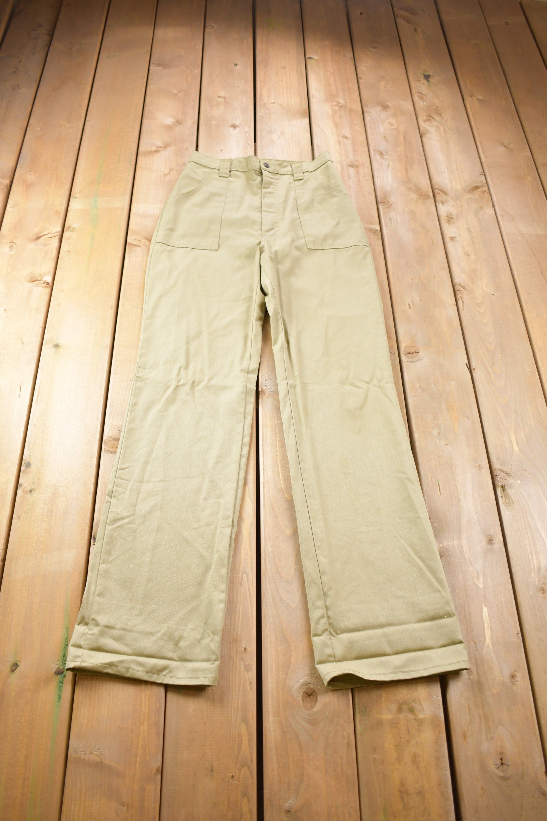 Vintage 1980s Khaki Pants Size 28 x 36