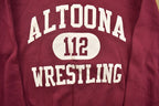 Vintage 1990s Russell Altoona Wrestling University Collegiate Crewneck
