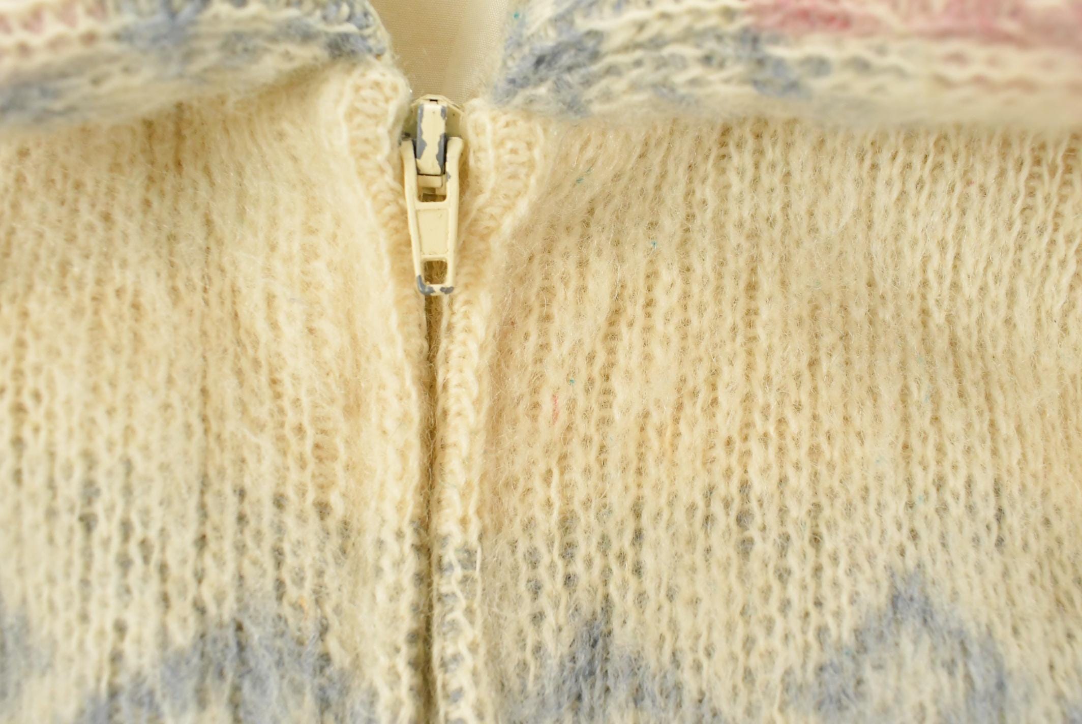 Vintage 1980s Samband of Iceland Knit Wool Sweater Jacket Women's Small