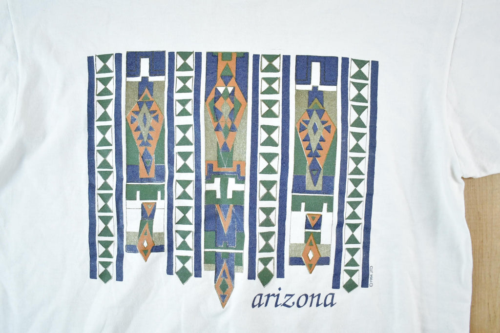 Vintage 1990s Screen Stars Best Arizona Aztec Souvenir T-Shirt Mens L