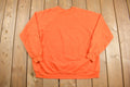 Vintage 1980s Blank Orange Crewneck Sweatshirt