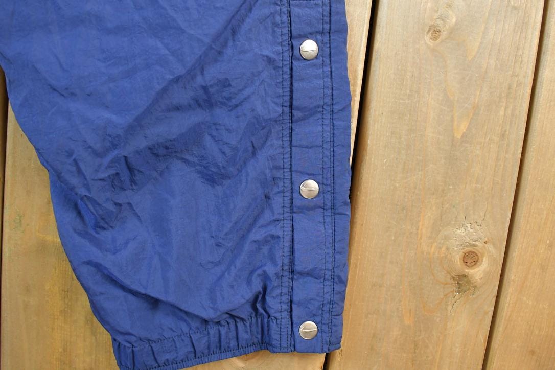 Vintage 1990s Nike Quarter Tearaway Mini Swoosh Splash Athletic Pants Size XL