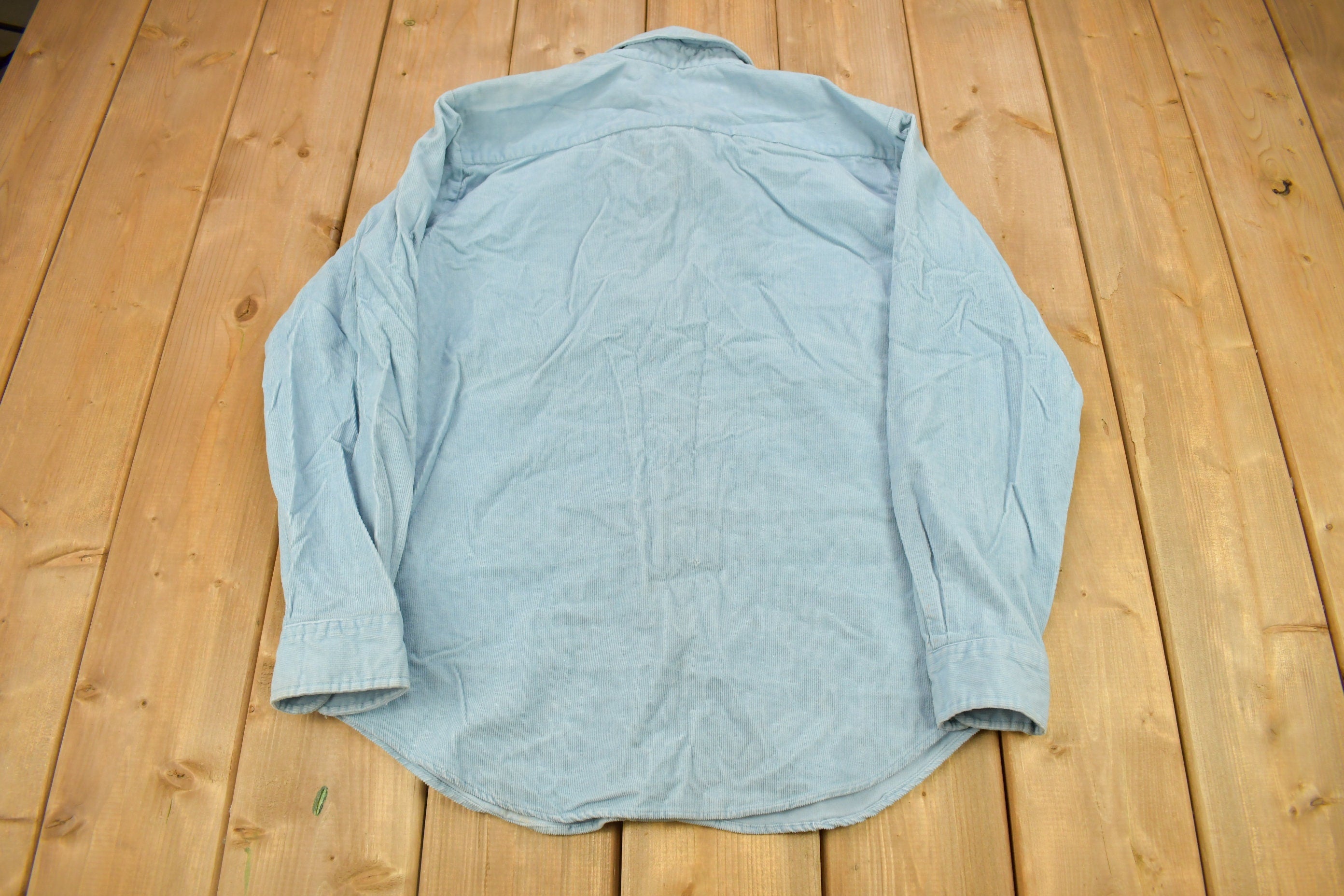 Vintage 1990s Sears Sportswear Corduroy Button Up Shirt