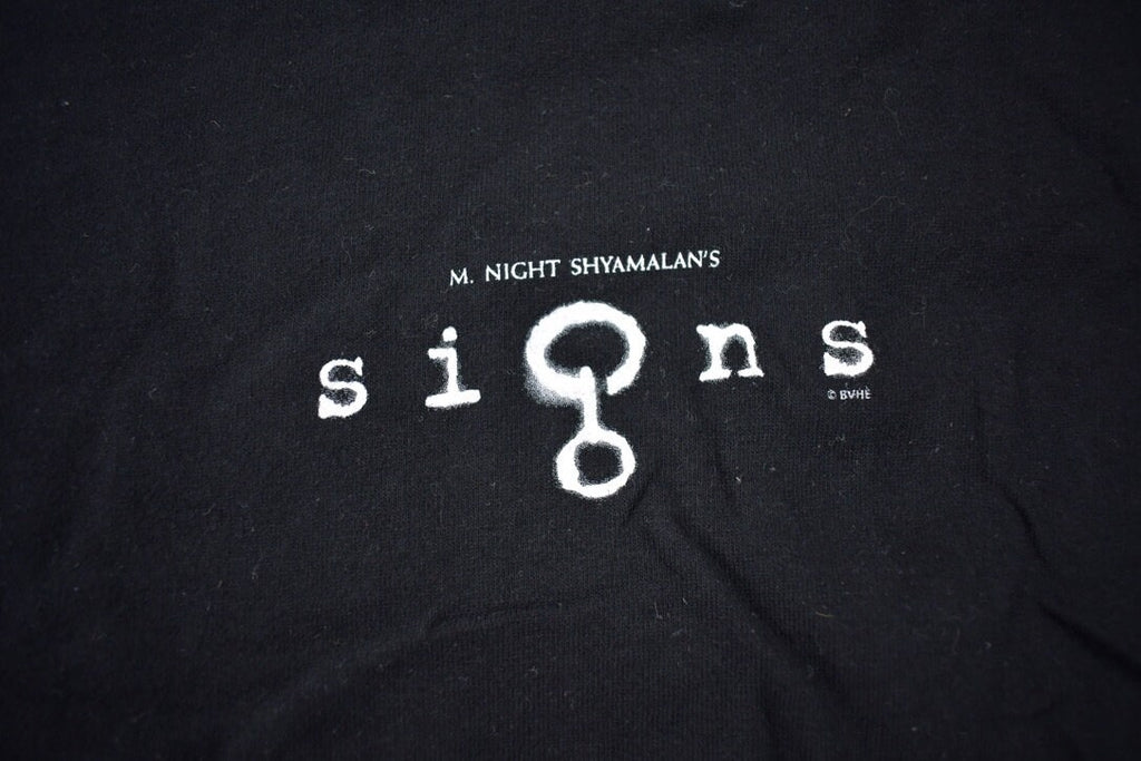 Vintage 2002 Signs Movie Promo T-shirt