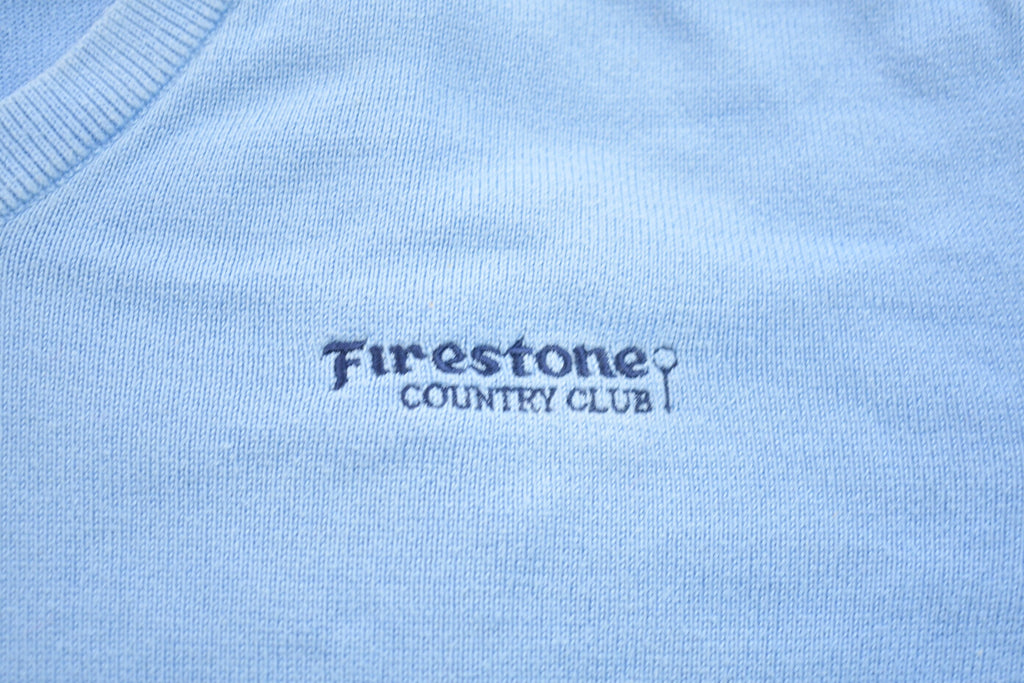 Vintage 1990s Argyle Firestone Country Club Crewneck Sweatshirt