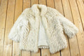 Vintage 1970s Full Length Saga Fox Fur Coat Made In USA
