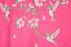 Vintage 1990s Hummingbird Floral Graphic Print Crewneck Sweatshirt Womens L