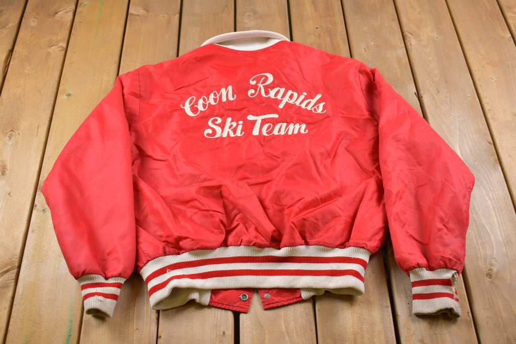 Vintage 1990s DeLong Coon Rapid Ski Team Windbreaker Jacket