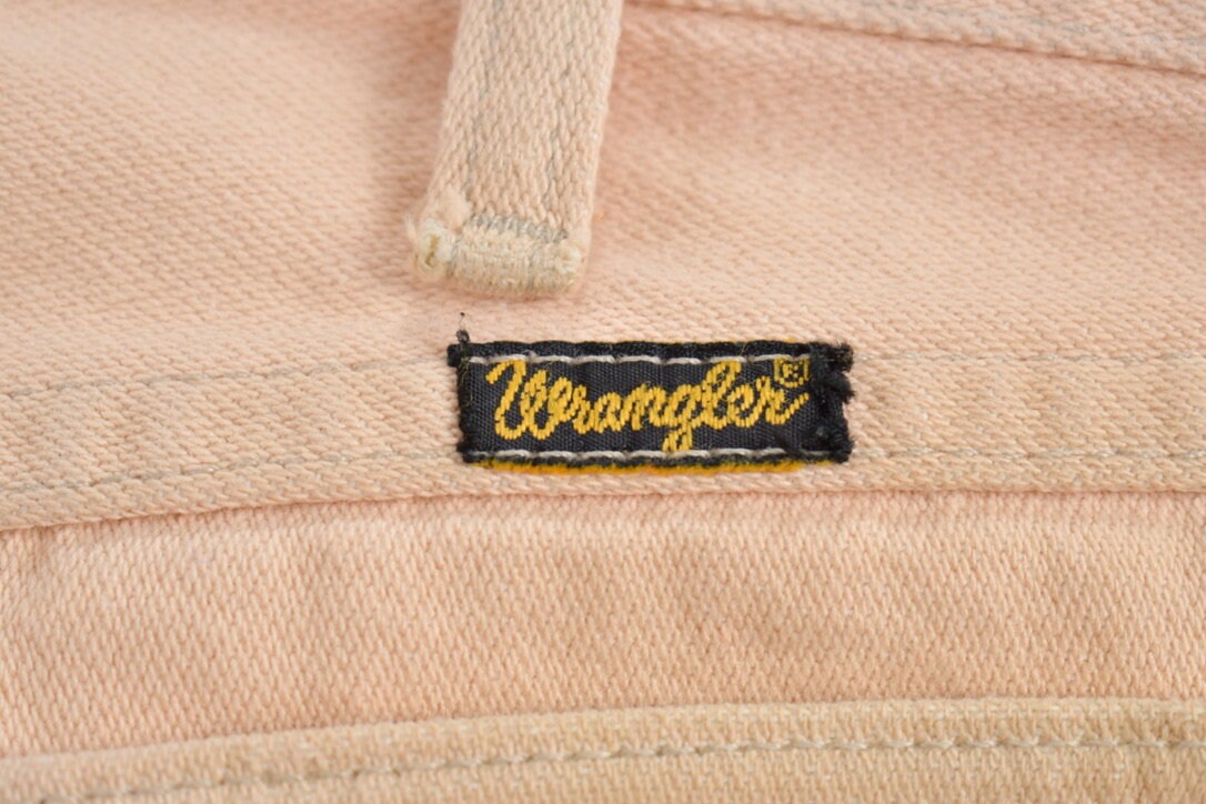 Vintage 1980s Wrangler Pink Jeans Size 33 x 30