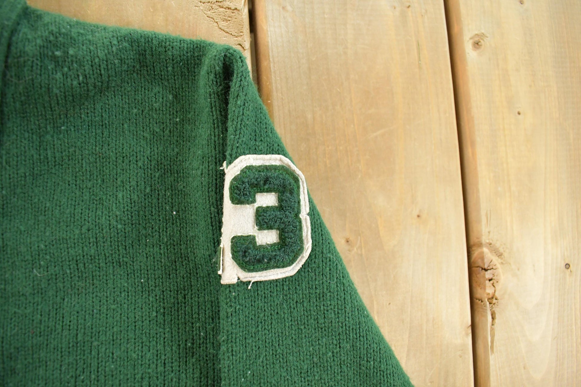 Vintage 1950s Bristol Collegiate Sportswear Knit Cardigan Sweater Men's Medium