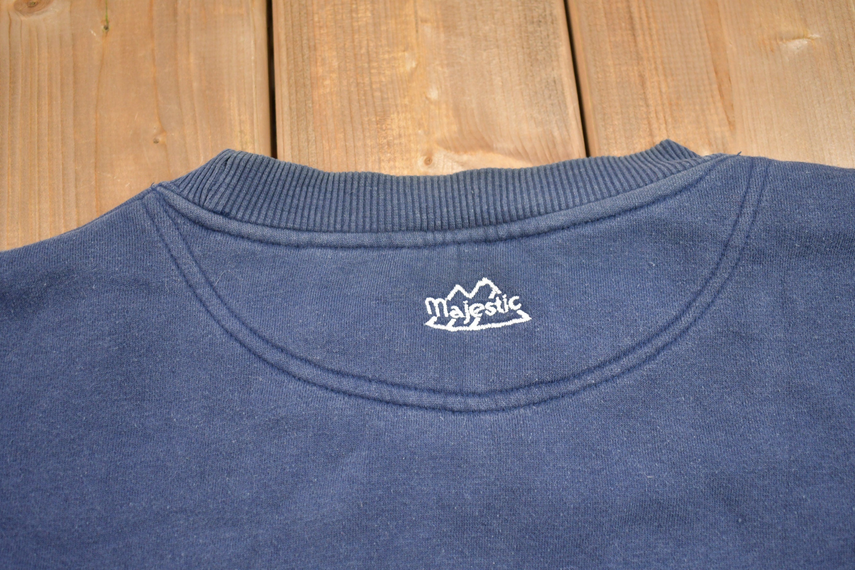 Vintage 1990s University Of Michigan Collegiate Majestic Crewneck