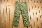 Vintage 1977 Military Chemical Protective Trousers Size 38 x 29.5