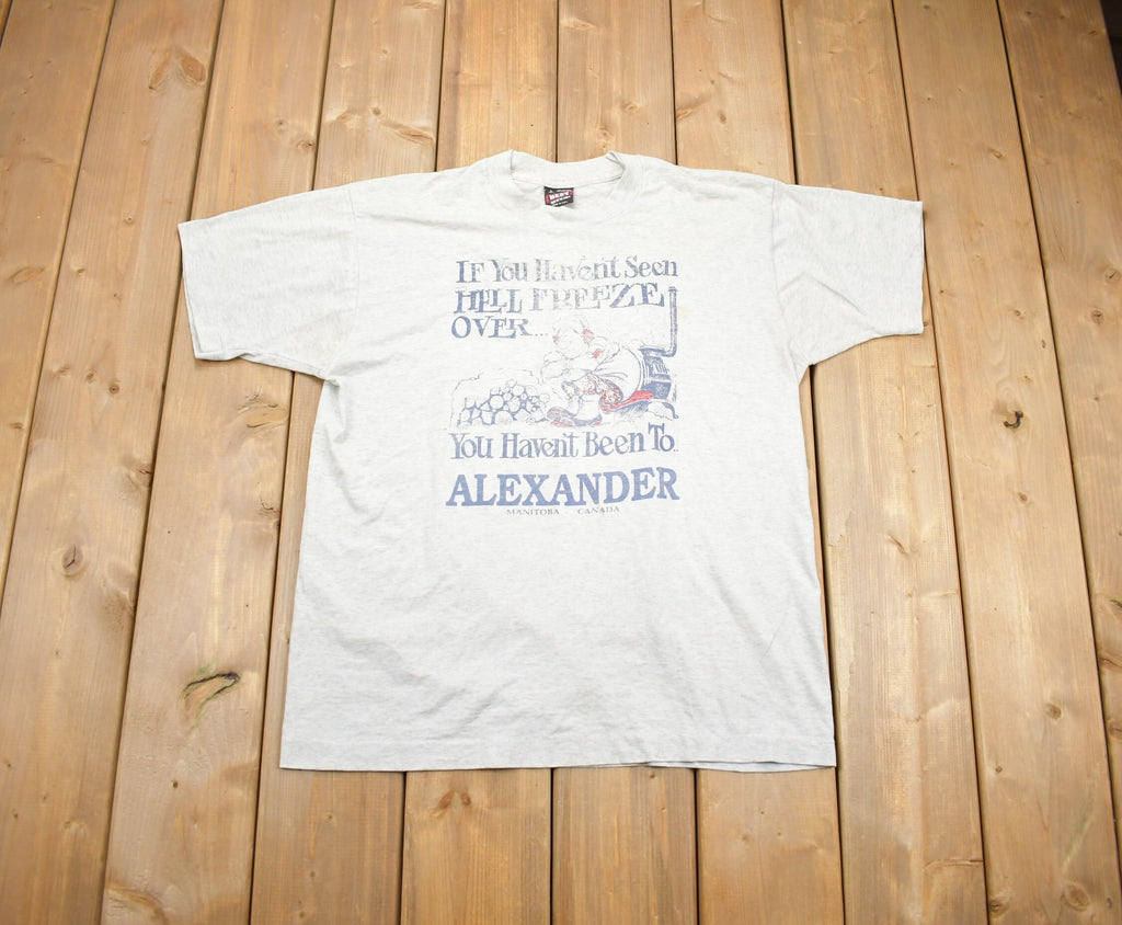 Vintage 1990s Alexander Manitoba Souvenir T Shirt