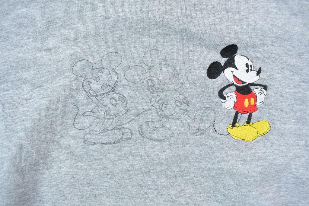 Vintage 1990s Mickey Mouse Disney Crewneck / Vintage Sweatshirt / Vintage Disney / Mickey / Embroidered / Made In USA