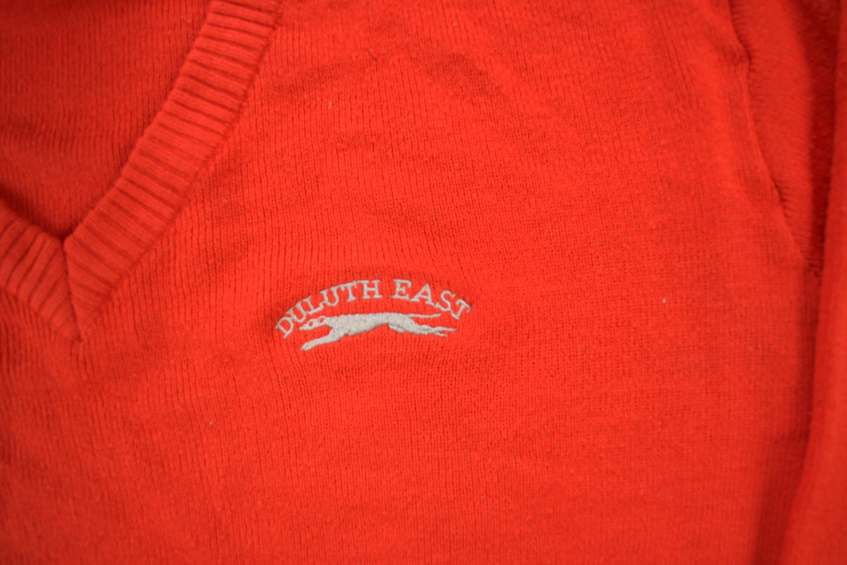 Vintage 1990s Duluth East Embroidered Knitted Champion Sweatshirt  Vintage Champion  90s Champion  Athleisure Sportswear