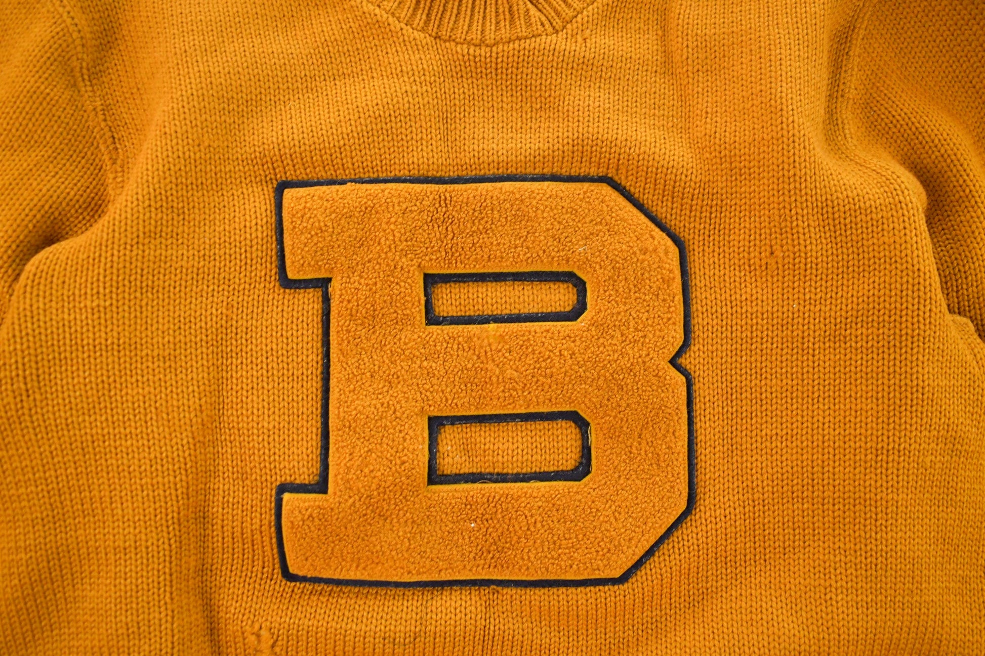 Vintage 1940s Nelson Knitting Mills of Duluth Collegiate Varsity Style Knit Sweater Men's Small