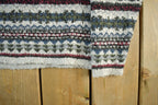 Vintage 1990s Spin Knit Abstract Pattern Crewneck Sweater Mens Small