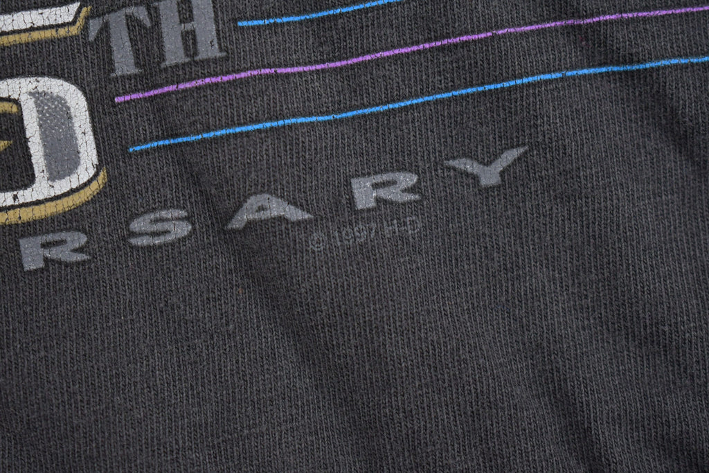 Vintage 1997 A.D. Farrow Co Harley Davidson Columbus Ohio T-Shirt