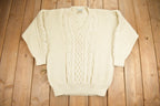 Vintage 1980s Blarney Woolen Mills Cable Knit Sweater